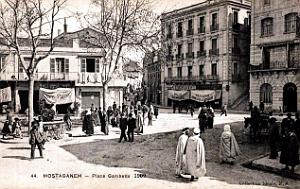 Mostaganem - Place Gambetta - 1909